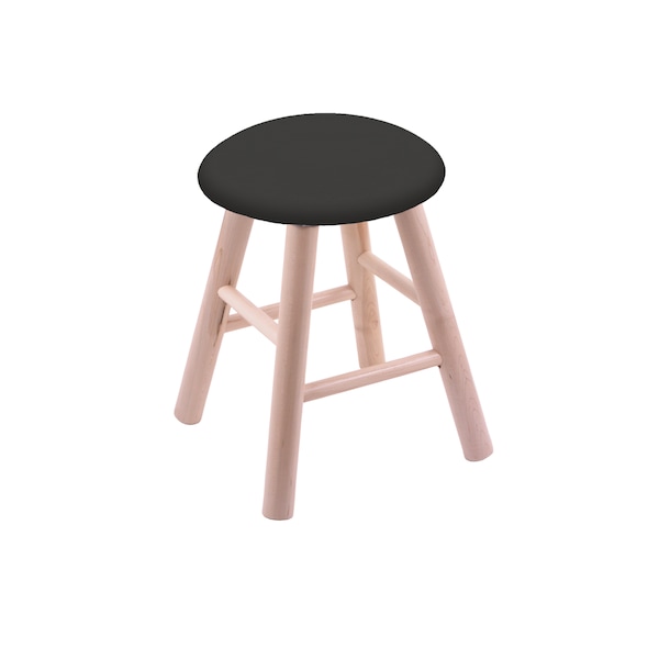 Maple Vanity Stool, Natural Finish, Graph Ruby Seat